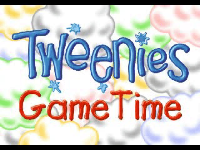 Tweenies Game Time title screen for Playstation